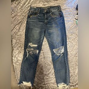 American Eagle Hand embroidered Jeans Size 10 regular
